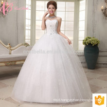 Elegant off-shoulder puffy ball gown custom made princess plus size wedding dress